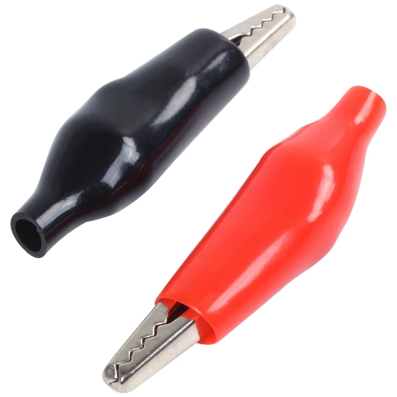 20 шт пластиковые металлические сапоги терминал крокодил 38 мм длина|Щипковые