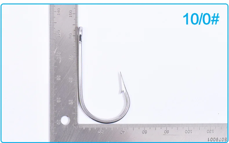 2 шт./лот большой толстый рыболовный крючок из нержавеющей стали для акулы