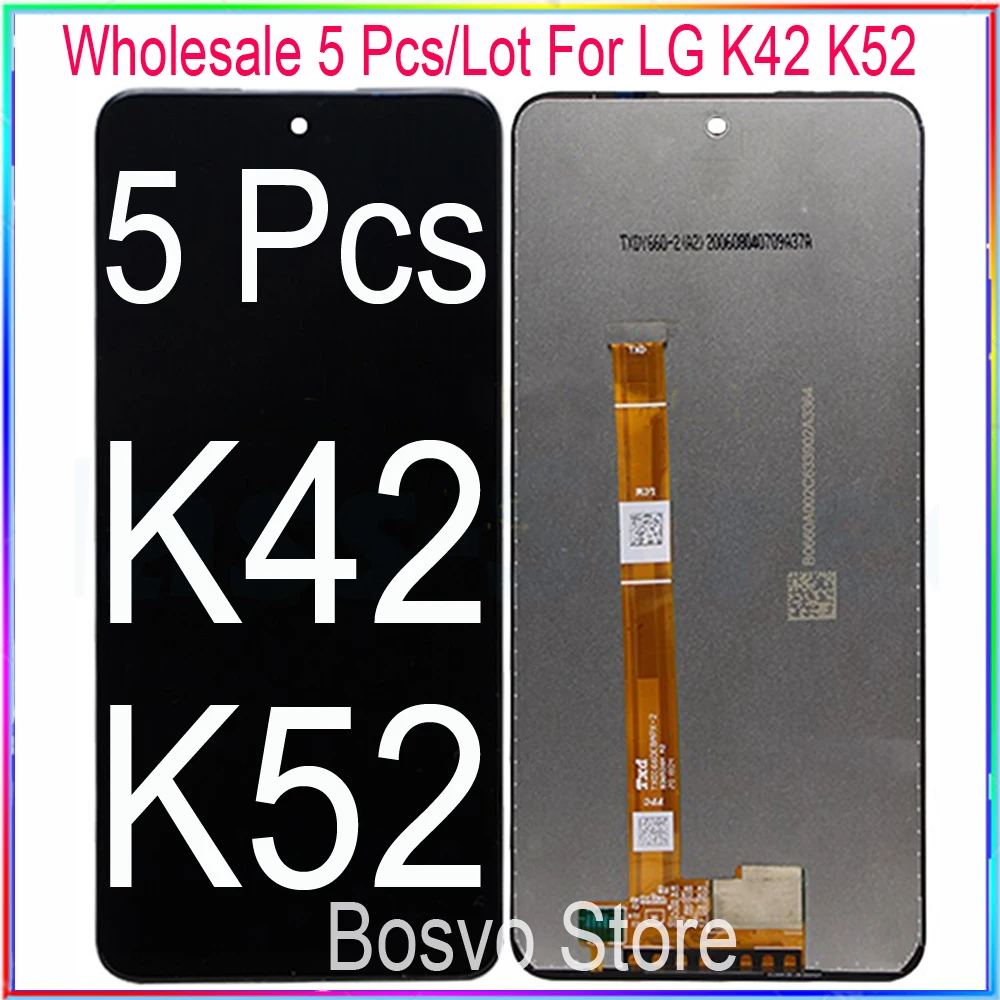 

wholesale 5 Pieces / lot for LG K42 K52 K62 LCD Screen Display with Touch Digitizer Assembly K420 K420HM k420bmw K520 K520bmw