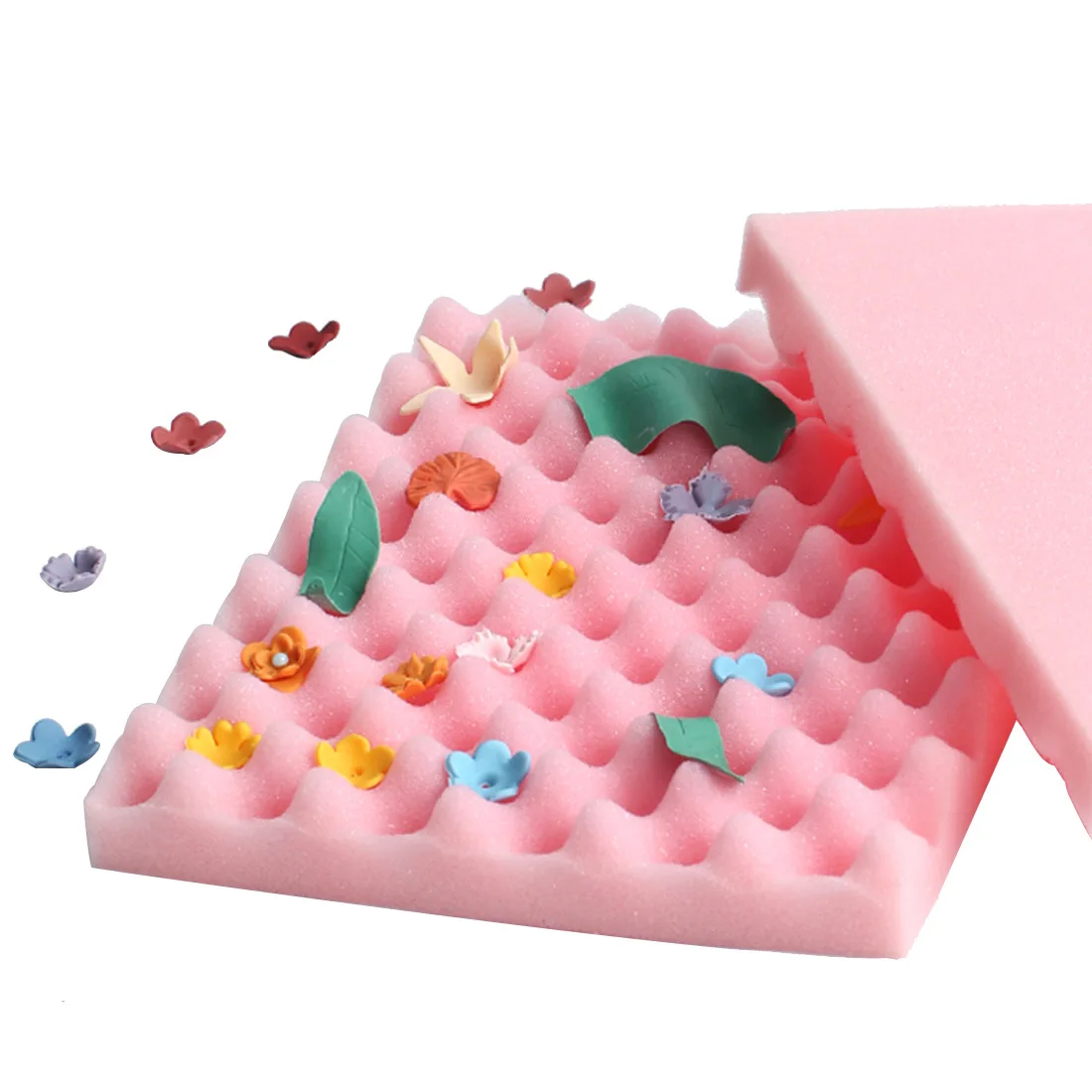 Новинка 2 шт. сахар цветок прокладка из пеноматериала губкой Fondant (сахарная) Сахар