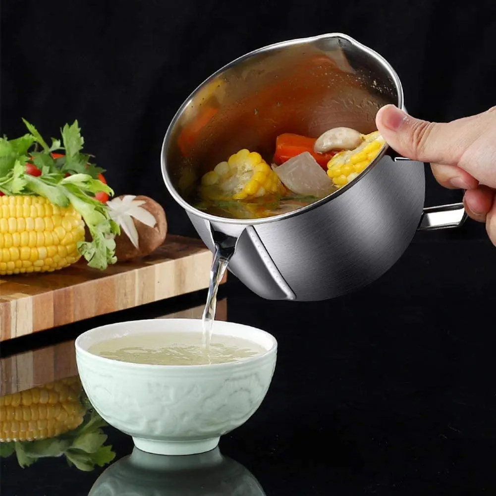 Маслоотделитель из нержавеющей стали 960ML304 большой емкости креативный кухонный