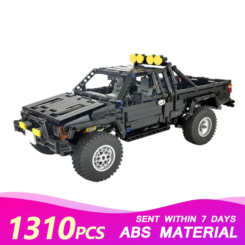 

MOC-43124 City RC Auto Pickup Truck SR5 xtra cab Suv Snelheid Kampioen Back Future Bouwstenen Building Blocks Bricks kids Toys