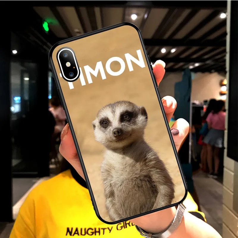 Король Лев nala Simba timon мягкий силиконовый черный чехол для телефона чехол для iPhone 5 5S SE 6 6s Plus 7 8 plus X Xs XR max Coque - Цвет: TPU