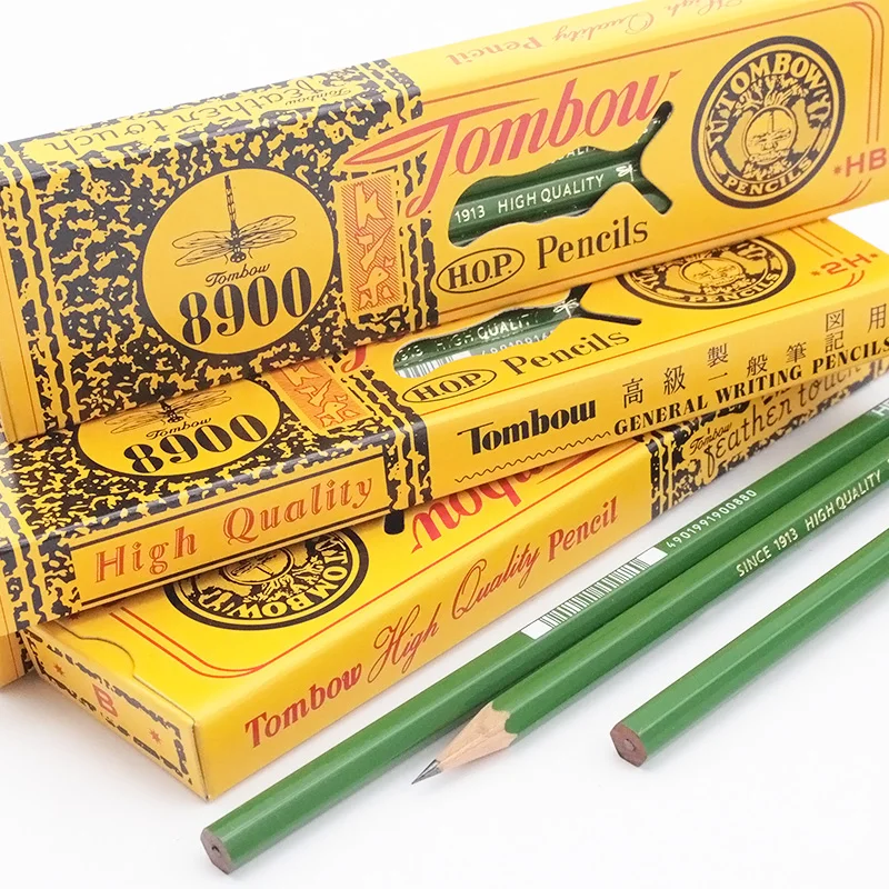 Фото Японский карандаш TOMBOW HB, Ограниченная Коллекция на 10 юбилей, классические аксессуары для студентов 8900 №3