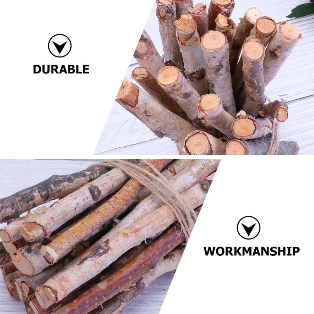 

22 Pcs Creative DIY Branches Wood Log Sticks Crafts Making Sticks Home Decor