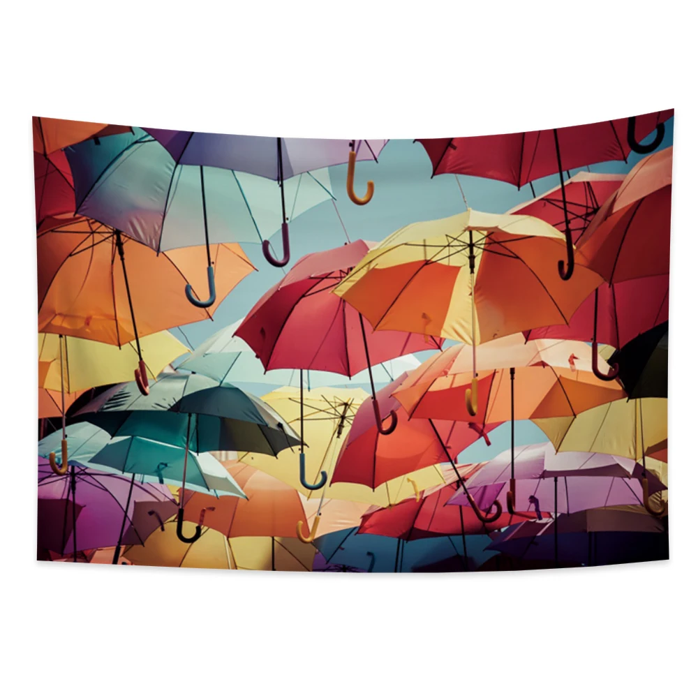 

Cassidy tapestry umbrella new art wall-mounted tapestry carpet decoration wall cloth beach towel home decorations