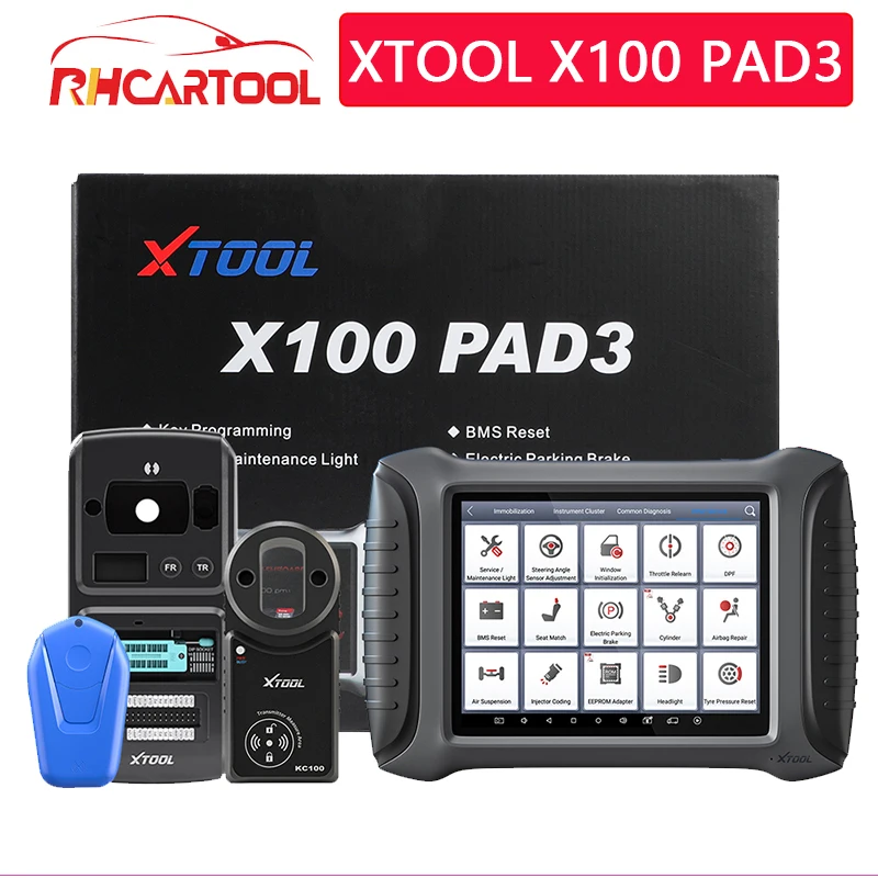 XTOOL X100 PAD3 с KC501 KS 1 OBD2 ключевой программатор/чтение ECU чтение/запись Автомобильный
