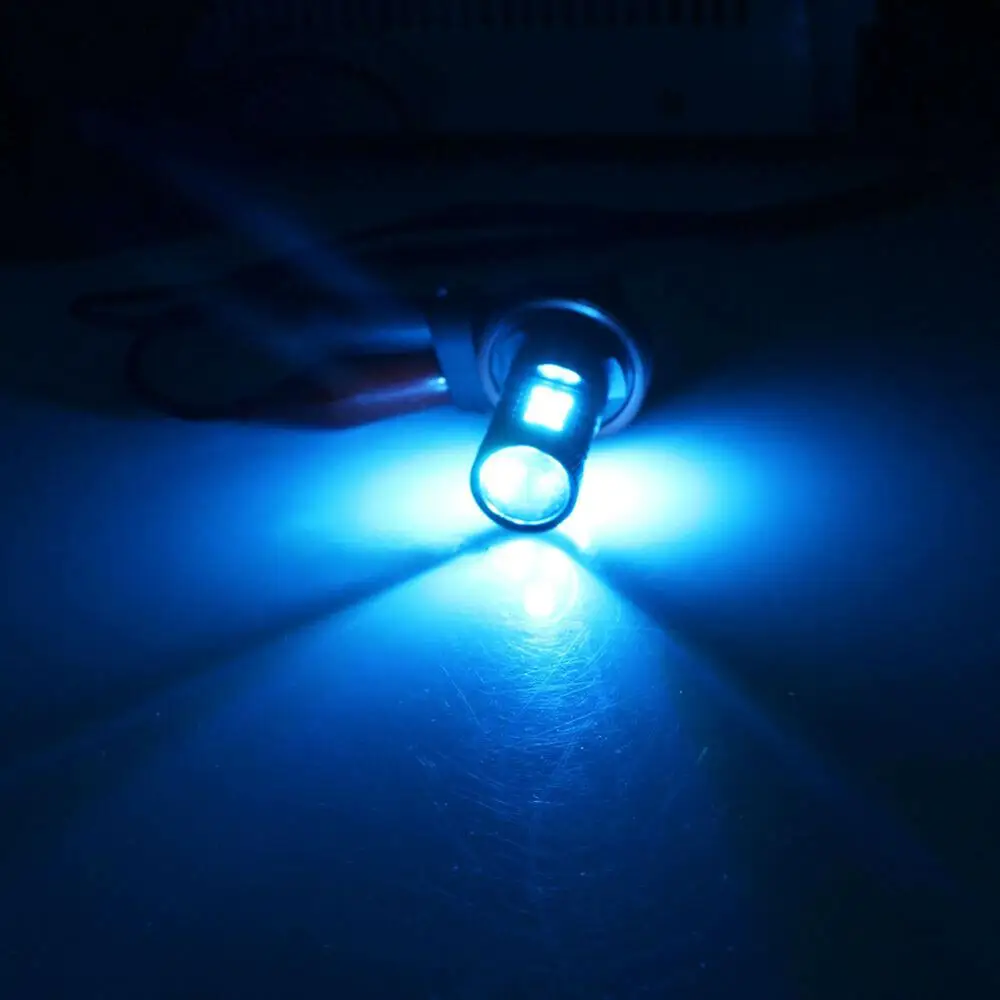 4 шт. T25 супер яркий 5050 SMD Синий светодиодный резервный автомобильный светильник s