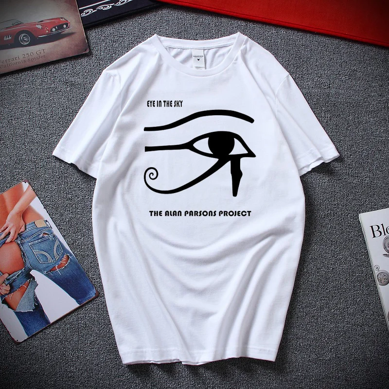 

The Alan Parsons Eye in The Sky Project Retro Cool Unisex T shirt Premium Cotton Short Sleeves T-shirt Top Camiseta masculina
