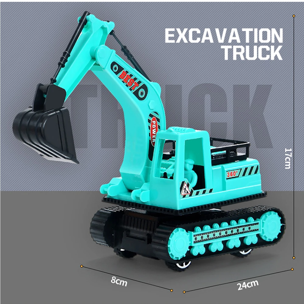 Модель автомобиля Детская 4 шт. инерционная техника бульдозер самосвал трактор