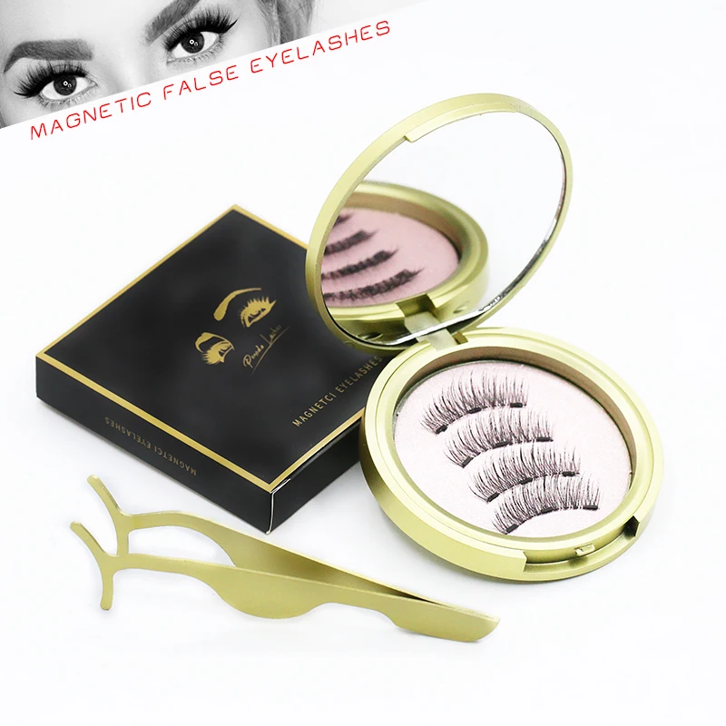 Новые Накладные ресницы на магнитах и магнитной подводке для глаз натуральные