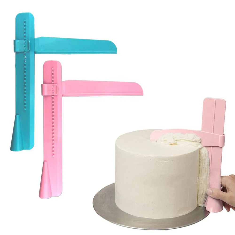 Скребок для торта скребок выпечки регулируемый шпатели мастики инструменты