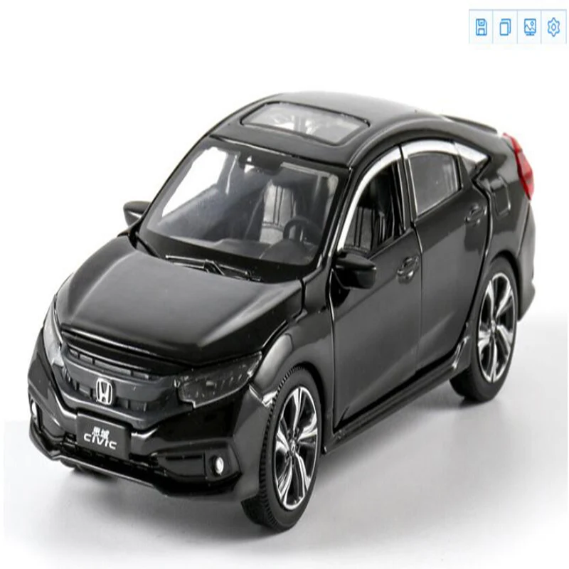Автомобиль Honda Civic 1:32 игрушечный автомобиль из цинкового сплава металлический
