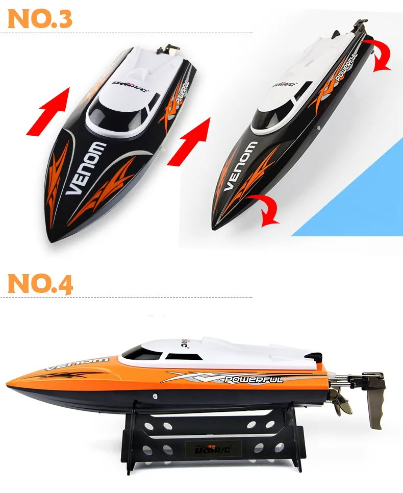 Новая Обновленная высокоскоростная лодка Udi001 Udi 001 2 4G 4CH RC VS ft007 ft009 ft012 wl911 skytech h100 h101