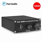 Усилитель Fosi аудио; Моно усилитель сабвуфера 100 Вт с усилителем мощности басов для домашнего пассивного динамика M04