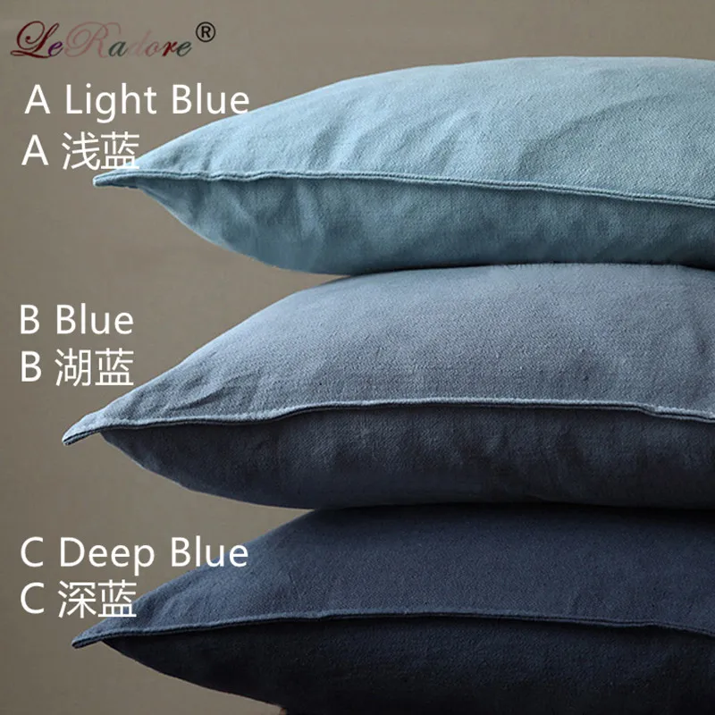 LeRadore наволочка в японском стиле из хлопка и льна с гусиным пером наполнитель