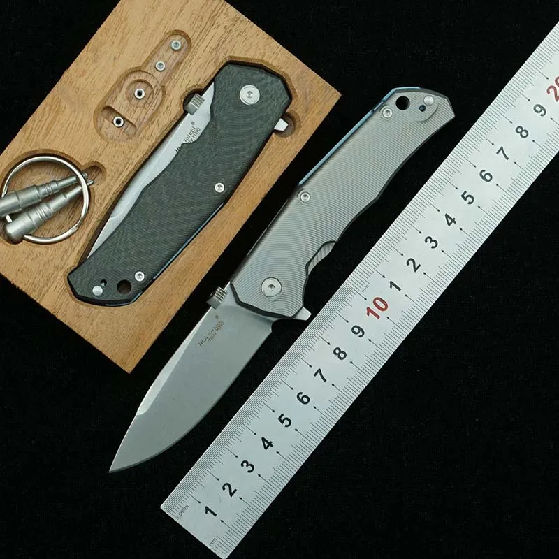 

Складной нож LEMIFSHE M390, лезвие из титана и углеродного волокна, ручка для кемпинга, выживания, кухонные ножи для фруктов, инструмент для повсед...