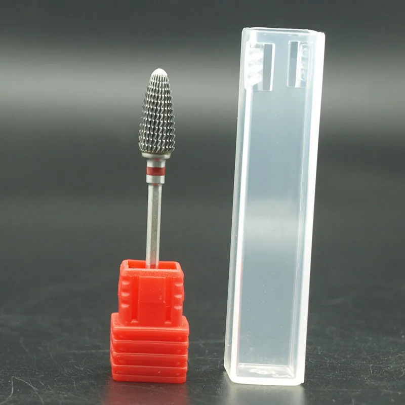 808101Red EasyNail 26 типов супер Карбидное сверло для ногтей Электрический сверлильный маникюрный станок аксессуары инструмент для ногтей, средство для удаления кутикулы - Цвет: 808101Red