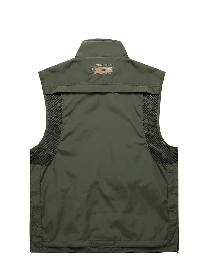 Жилет мужской сетчатый Быстросохнущий со множеством карманов для фотосъемки