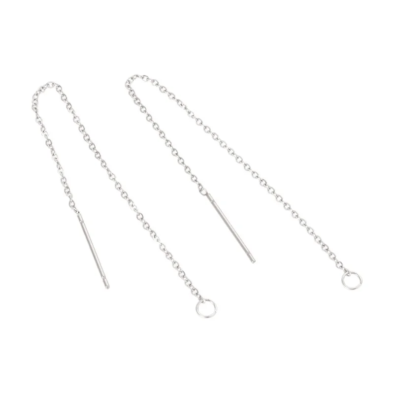 

304 из нержавеющей стали для украшений ручной работы уха линия с подвесное кольцо DIY ювелирных изделий серьги подвеска ручной работы аксессу...