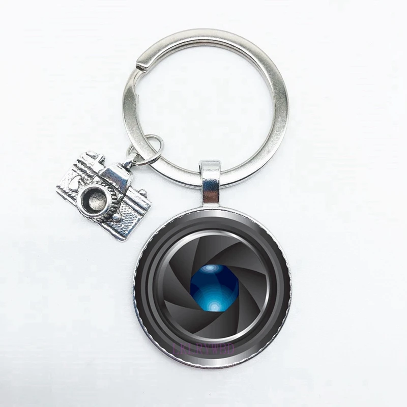 Стеклянная подвеска для объектива SLR 2020 брелок кулон в виде камеры