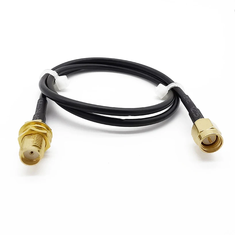 Кабель удлинитель с разъемом SMA на гнездо RF коаксиальный кабель RG174 3 м 6 9