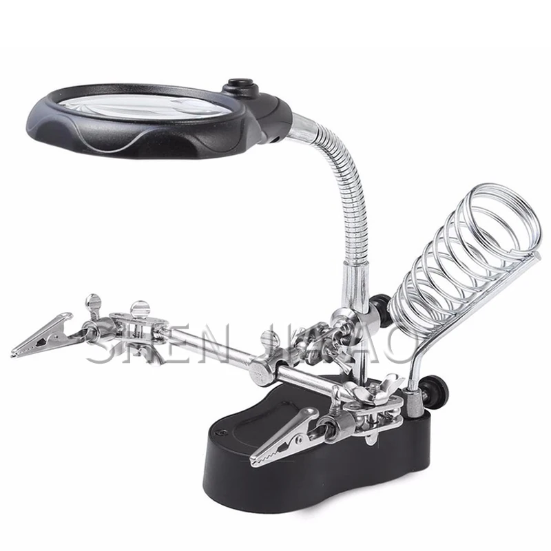 Настольная светодиодсветодиодный лампа для обслуживания увеличительное стекло