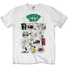 Зеленый день Мужская футболка Dookie Collage белая мужская новая