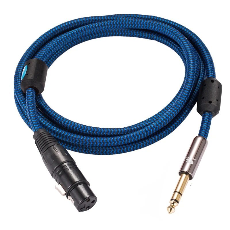 Аудиокабель стерео 6 35 мм 1/4 &quotПапа папа XLR 3 Pin мама для микрофона Amp микшер к TRS