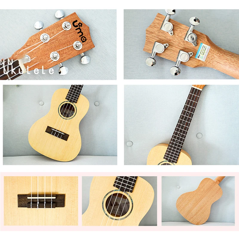 High Quality Professional Ukulele Kit Strings Concert Travel Guitar Ukulele Beginner Home Guitarra Musical Instruments BS50LL enlarge