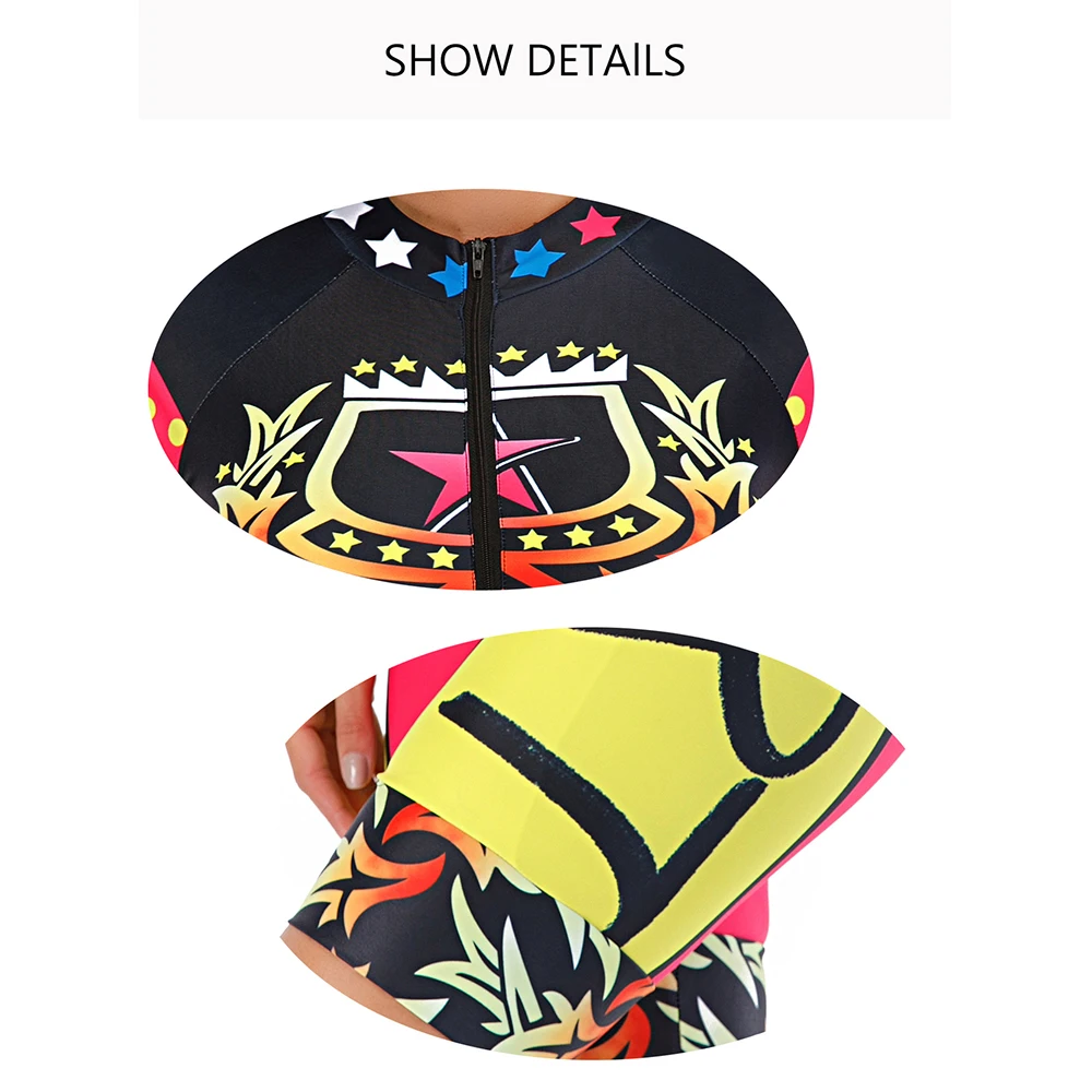 

One Piece Swimsuit Short Sleeve Flat Angle Surfing Swimwear Women Sexy Rashguard Bathing Suit for Swimming Diving