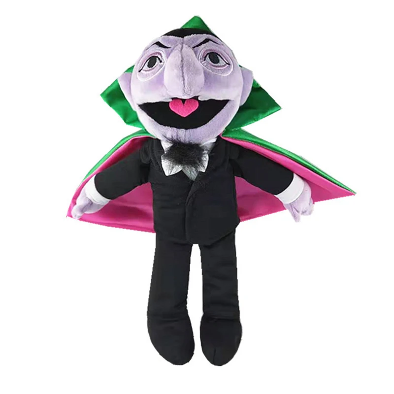 

35cm ELMO Earl Plush Toy Sesame Street THE COUNT VON COUNT Plushie Toy ELMO Soft Stuffed Doll for Kids Birthday Christmas Gifts