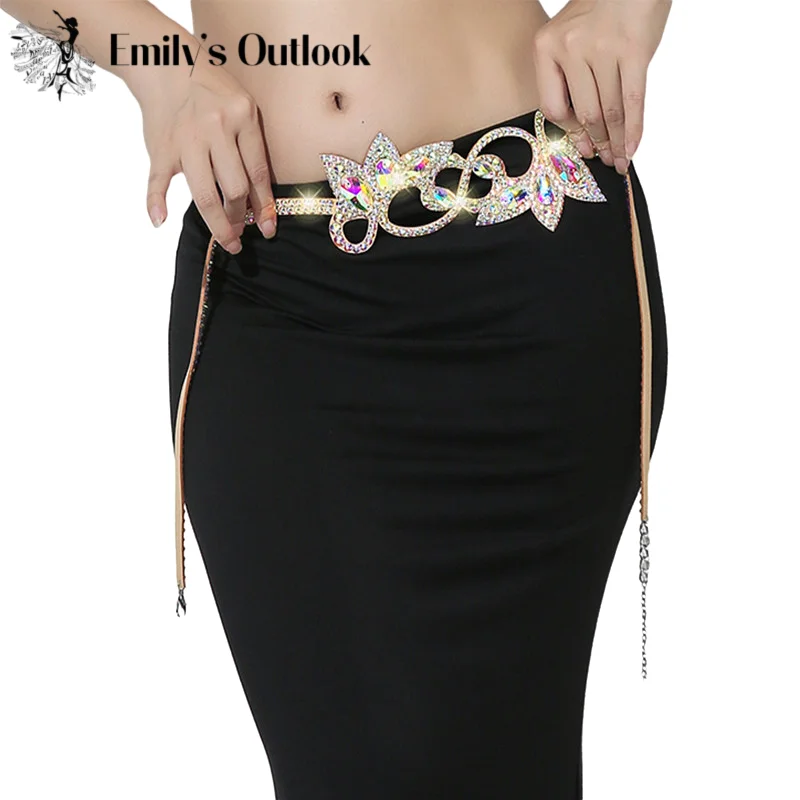 Ремень для талии Женский цепочка со стразами и блестящими кристаллами аксессуар