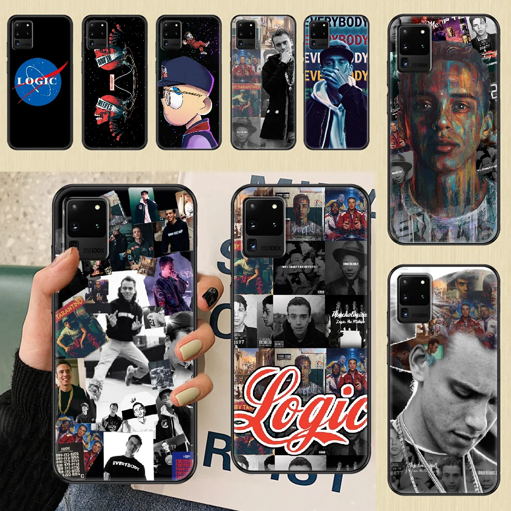 Чехол Rapper Logic для телефона Samsung Galaxy Note 4 8 9 10 20 S8 S9 S10 S10E S20 Plus UITRA Ультра черный