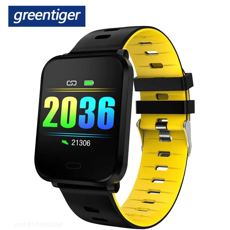 Greentiger, новинка, K10 Plus, Смарт-часы, IP68, водонепроницаемые, пульсометр, кровяное давление, фитнес-трекер, спортивные смарт-браслеты