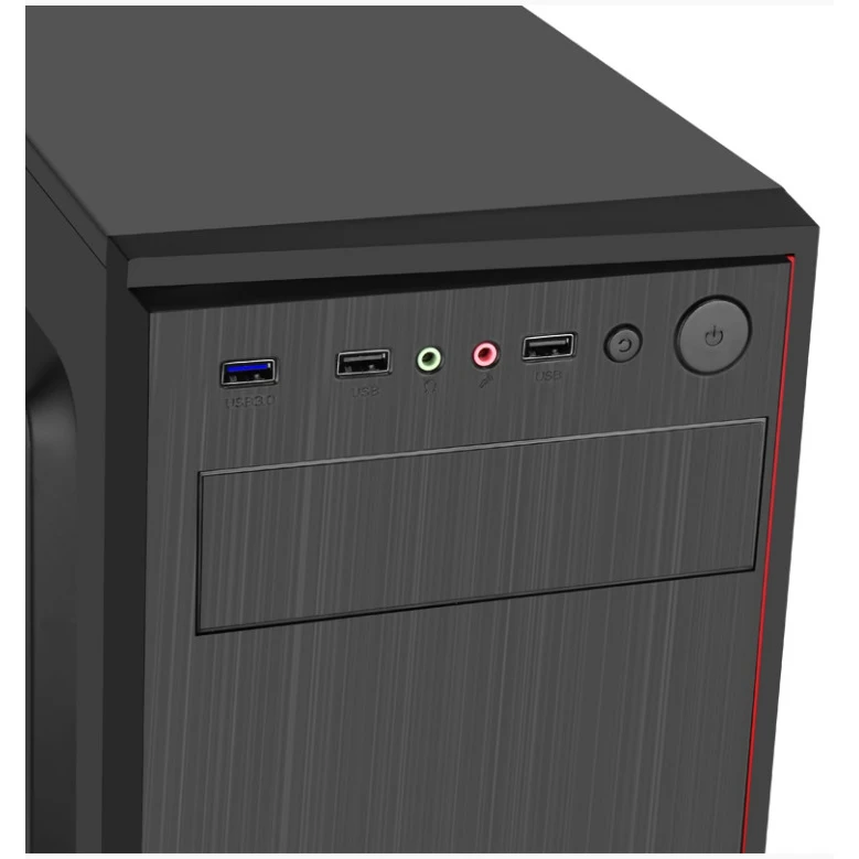 Компьютерный корпус e2e4 FC-01 ATX Midi-Tower USB 3.0 черный без БП (OT-FC-01-FB) | Компьютеры и офис