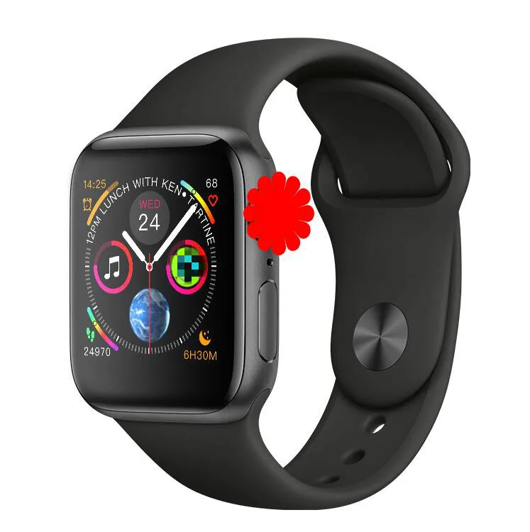 IWO 8 PLUS Смарт часы 44 мм Bluetooth Smartwatch Series 4 SIRI для samsung Xiaomi huawei ios Apple iphone 5 6 7 X XS MAX