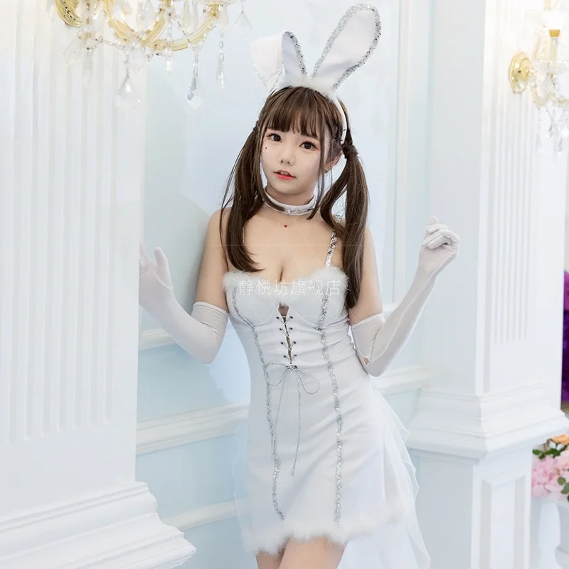 Женский костюм для косплея сексуальный Банни девочек танцев Хэллоуина вечерние