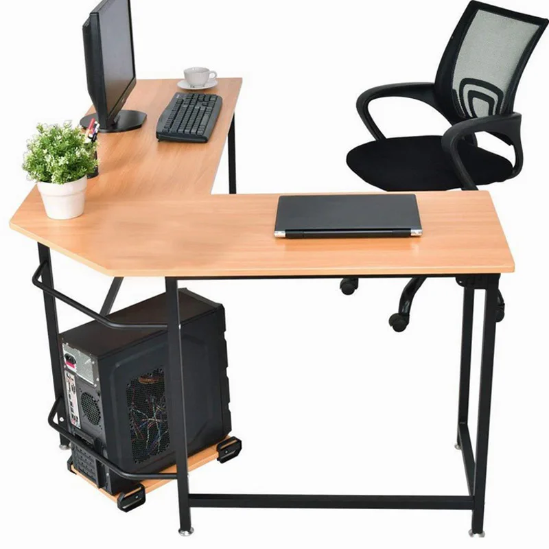 L образный компьютерный стол угловой рабочая станция игровой для дома офиса