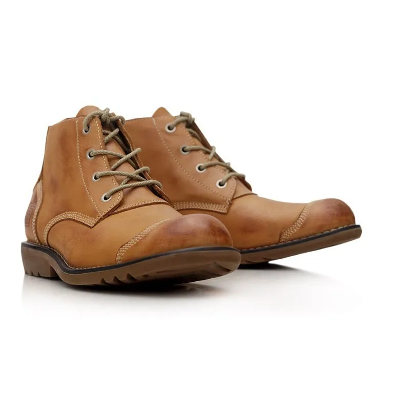 2020 горячая распродажа мужские Ботильоны Удобная Нескользящая Мужская обувь из