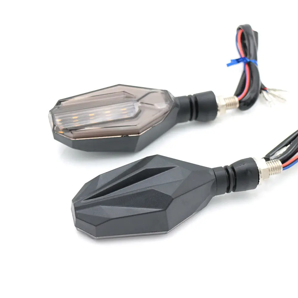 

Motorcycle Indicators Blinker 12V LED Turn Signal Light Lamps For BMW Ducati Honda KTN Yamaha FJ1200 Suzuki Kawasaki