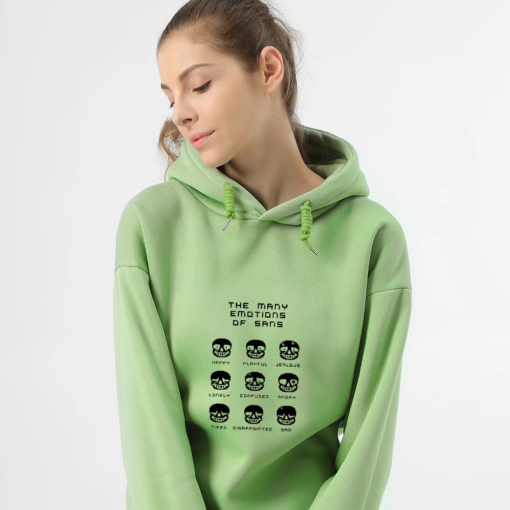 Cartoon Hoodie Kawaii Skull Goth Clothes Oversized Kpop Fashion Aesthetic Clothing Winter Tracksuit Women Sweetshirt for Girls