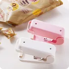 Зажимы для пакетов красочный портативный бытовой электронный мини-аппарат для термозапечатывания пластиковые пищевые закуски Упаковочный Инструмент для упаковки пакетов