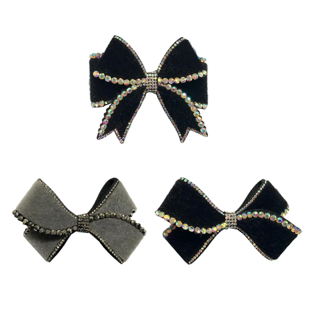 

Elegant Plain Bowknot Bag Jacket Clothing Patch Shoe Charms Shoe Buckle