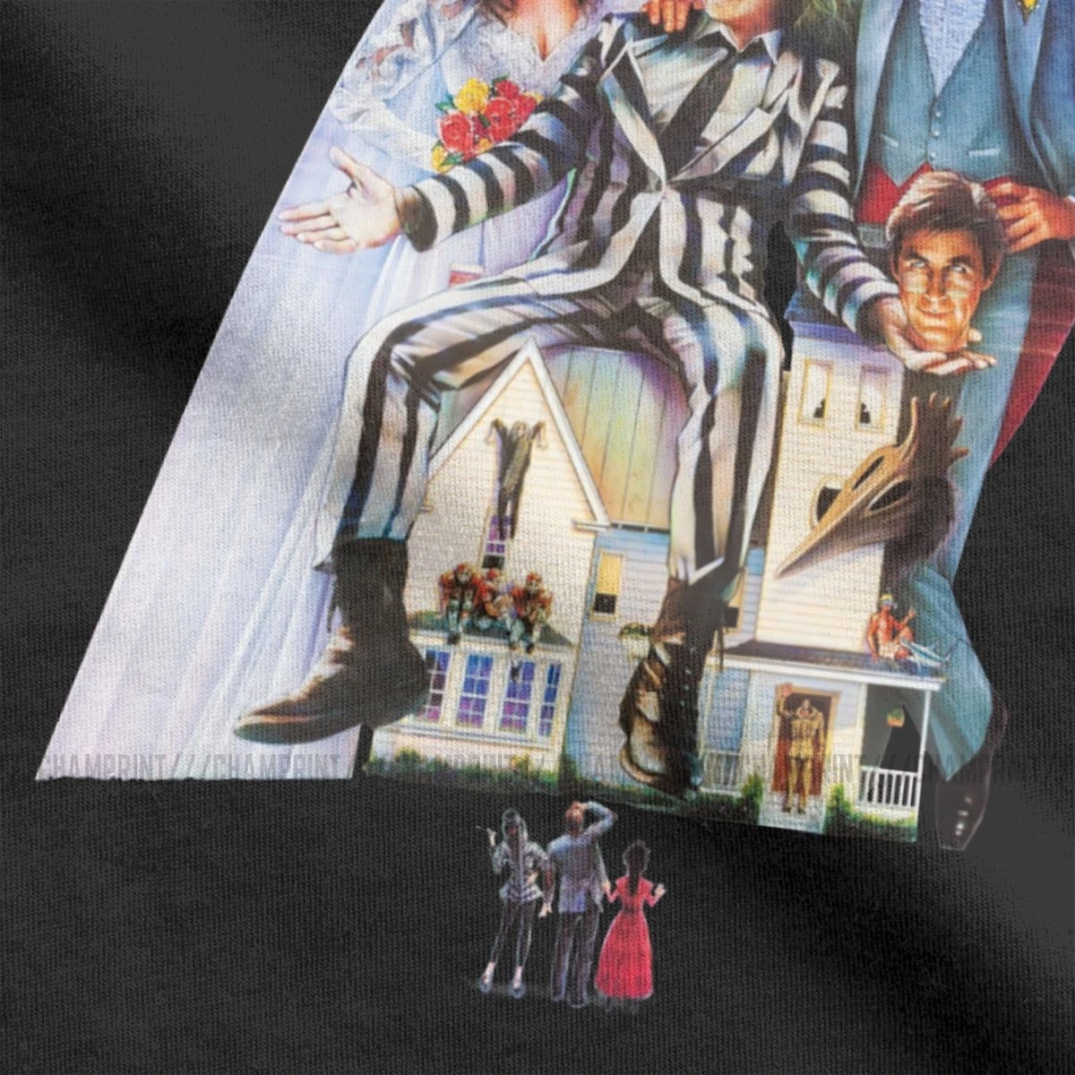 Beetlejuice фильм ужасов футболка для мужчин крутые хлопковые футболки с круглым