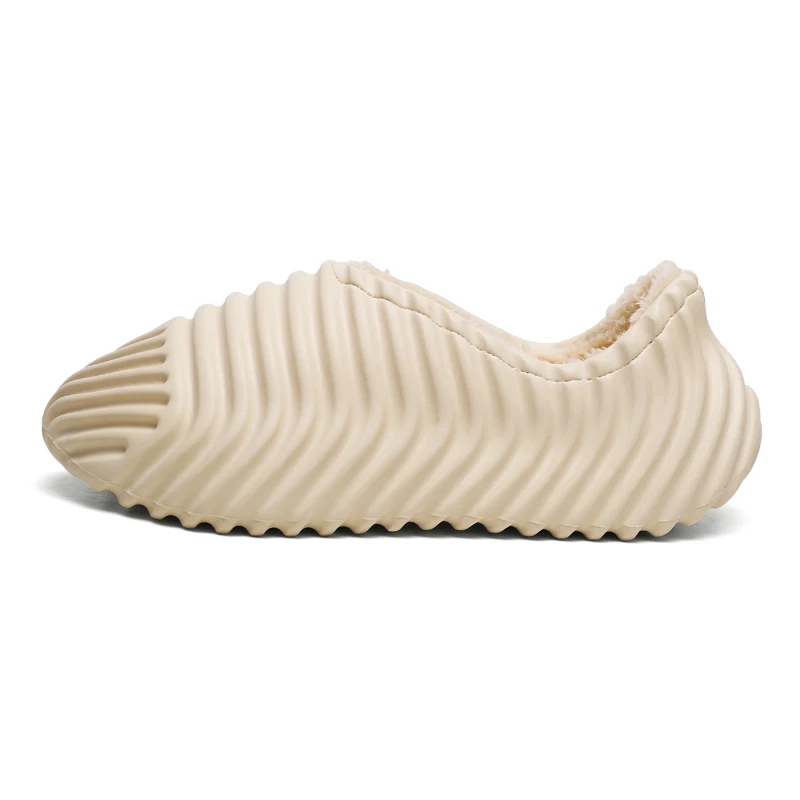 

Men's Winter Casual Shoes Plus Cashmere Warm Comfortable Loafers Male Slip-On Waterproof Flat Footwear Indoor Sports Sneakers