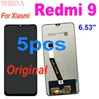 5 шт., сменный ЖК-дисплей 6,53 ''для Xiaomi Redmi 9, ЖК-дисплей с сенсорным экраном и дигитайзером в сборе с рамкой для дисплея Redmi9