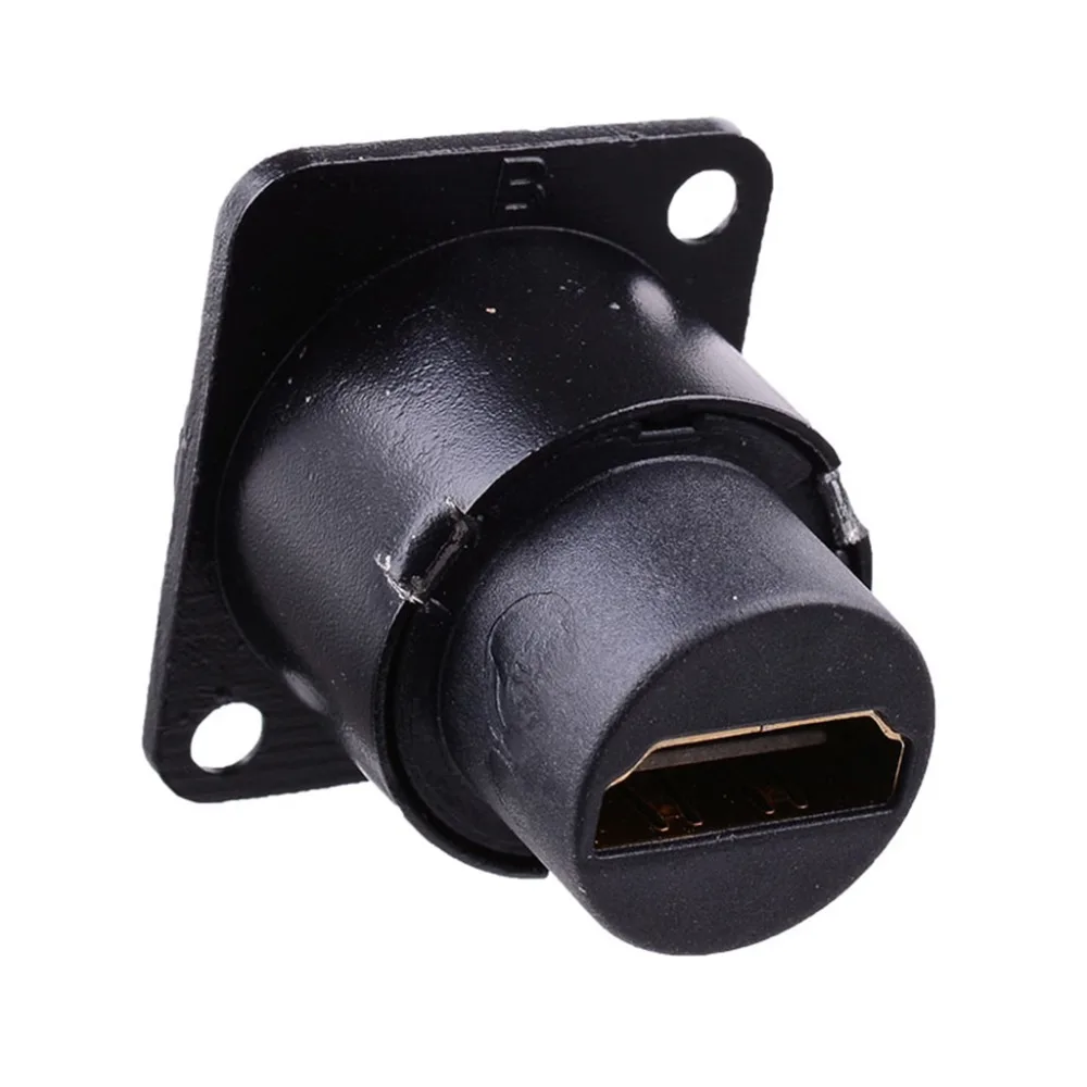 HDMI-compatible D-type Socket Network Plug Chassis Panel Mount Audio Connector Metal HD Aviation Cable | Компьютеры и офис