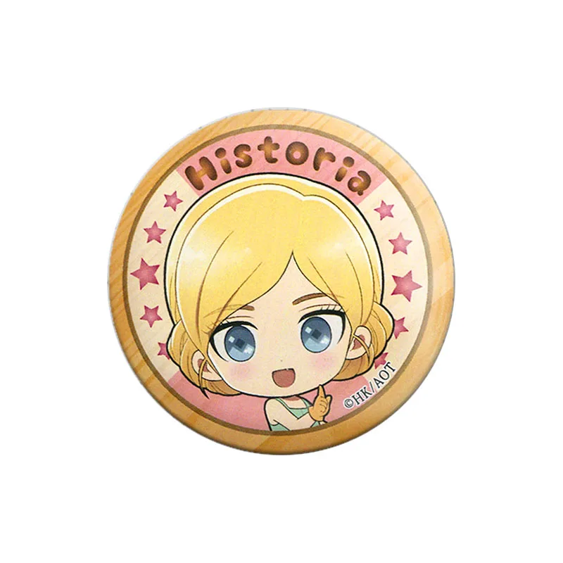 58 мм мультфильм аниме атака на Титанов значок женский мужской жесть брошь