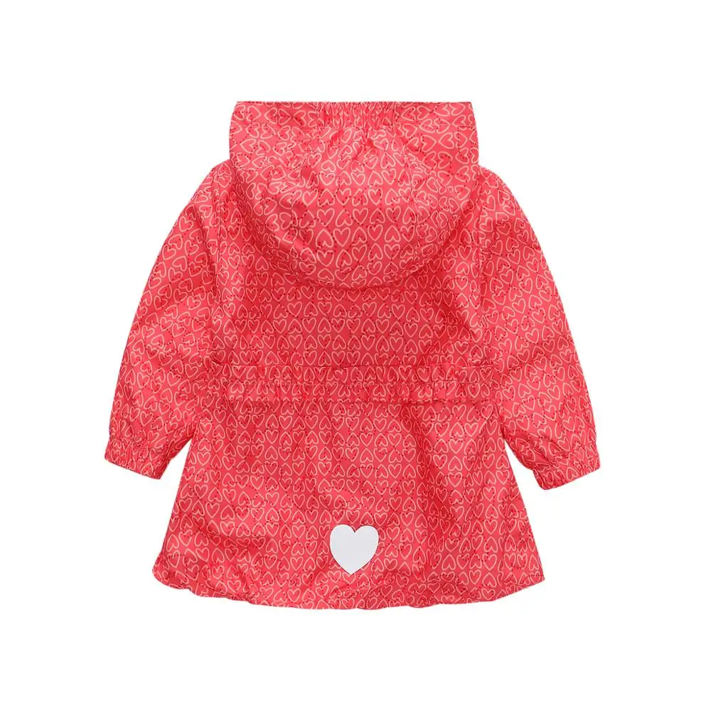 HONEYKING детская одежда детские куртки для девочек ветровка с капюшоном